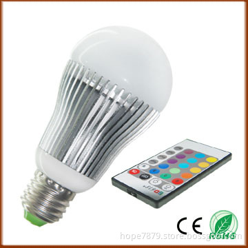 3W 5W 9W RGB LED Bulb Light